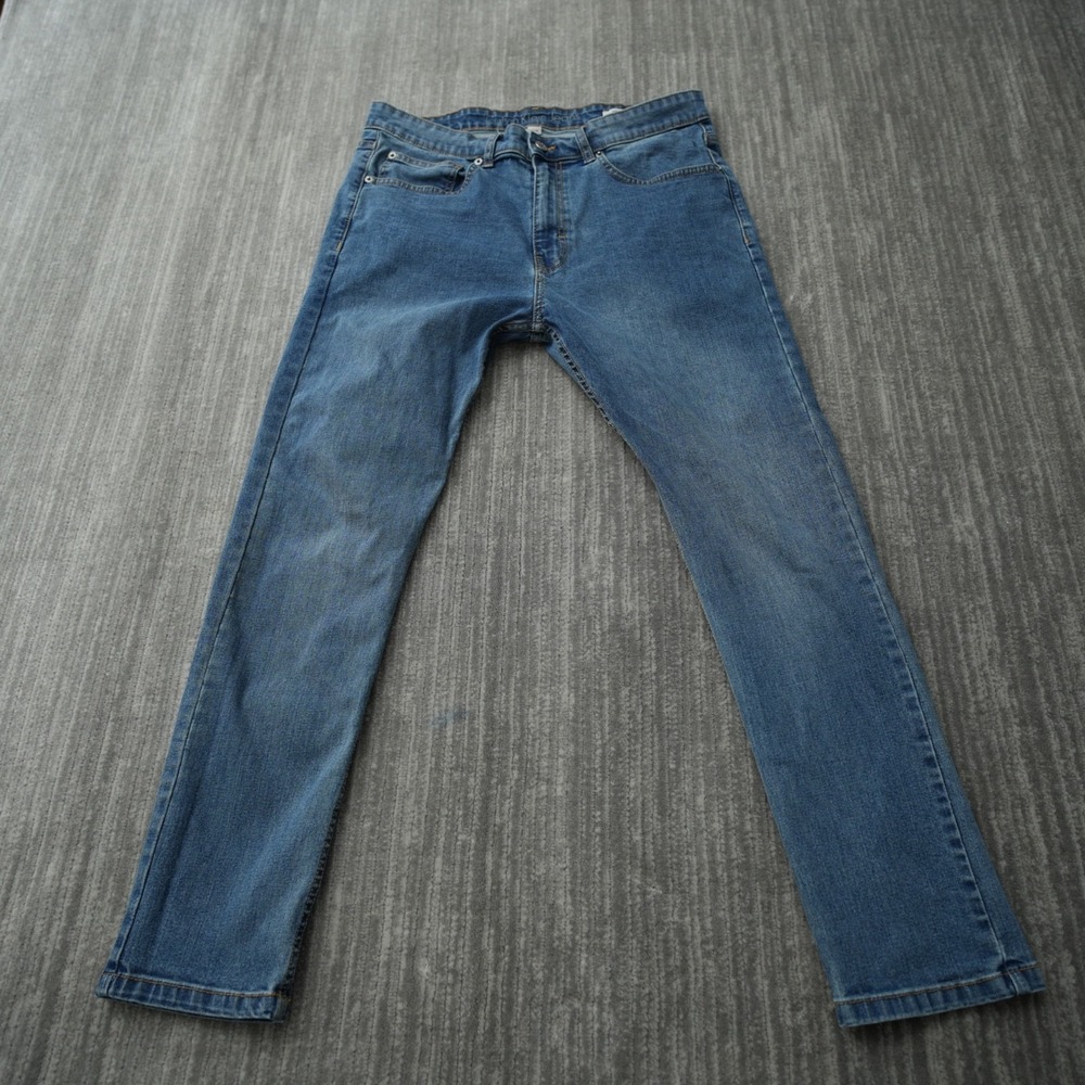 Calvin Klein Jeans Men Blue Skinny Denim 34x30 Measured 34x28